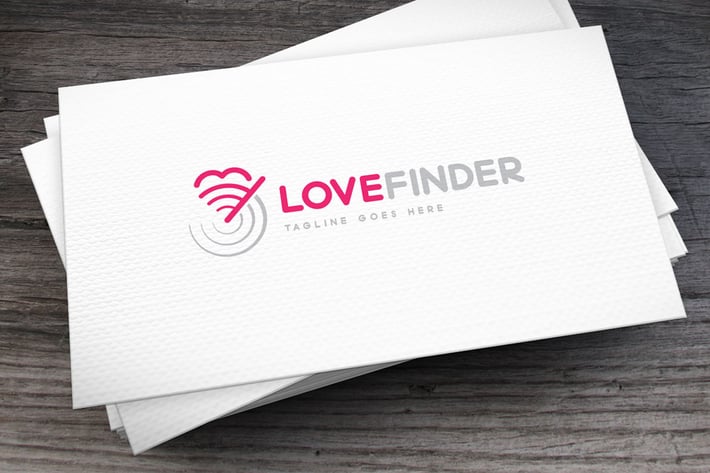 Love Finder Logo Template