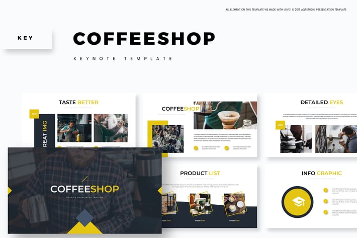 Coffee Shop - Keynote Template