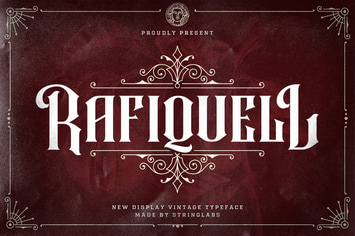 Rafiquell - Victorian Style Font