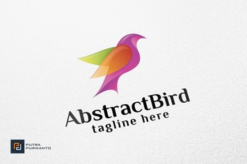 Abstract Bird - Logo Template