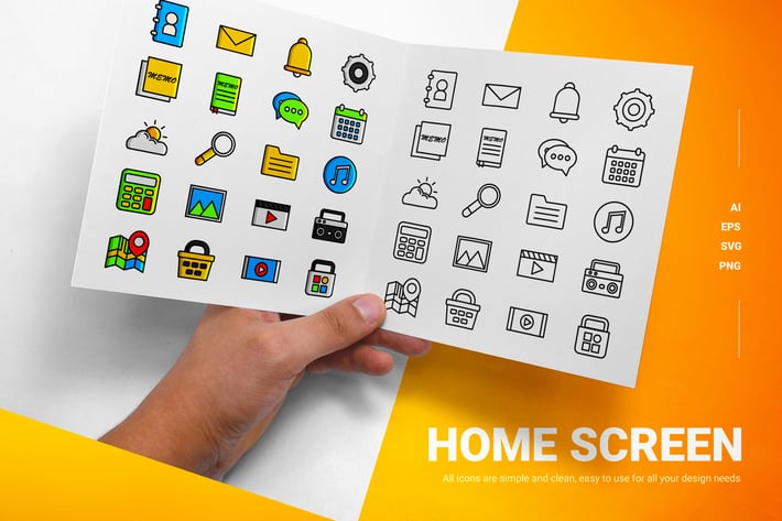 Home Screen - Icons
