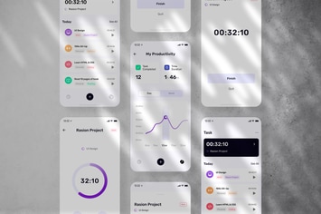 Application Screen Presentation Mockup