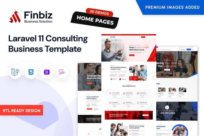  Finbiz - Laravel 11 Consulting Business Template 