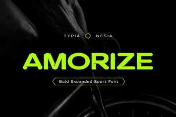 Amorize - Modern Sport Tech Expanded Sans Serif