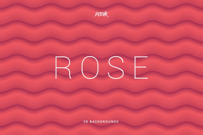 Rose | Soft Abstract Wavy Backgrounds