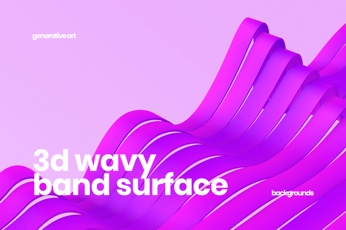 3D Wavy Band Surface