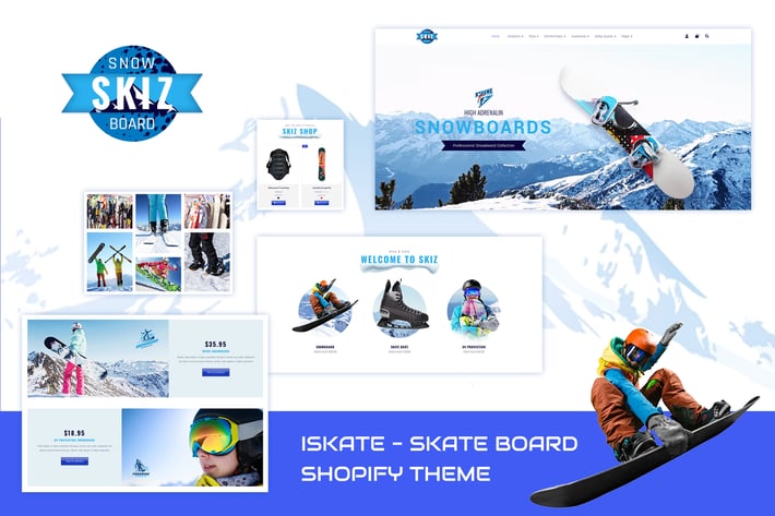  Skiz | Sports, Ski Boards Shopify Theme 