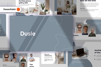 Dusle Creative PowerPoint Template