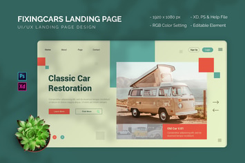 Fixingcars - Landing Page