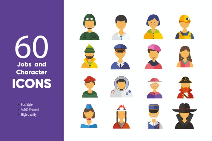 Jobs and Character Icons