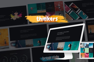 Thinkers - Creative Presentation Template (PPTX)
