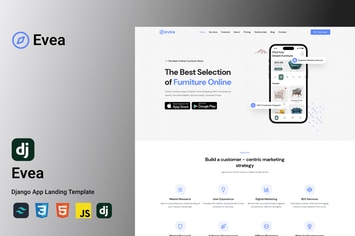 Evea - Django 5 Landing Page Template