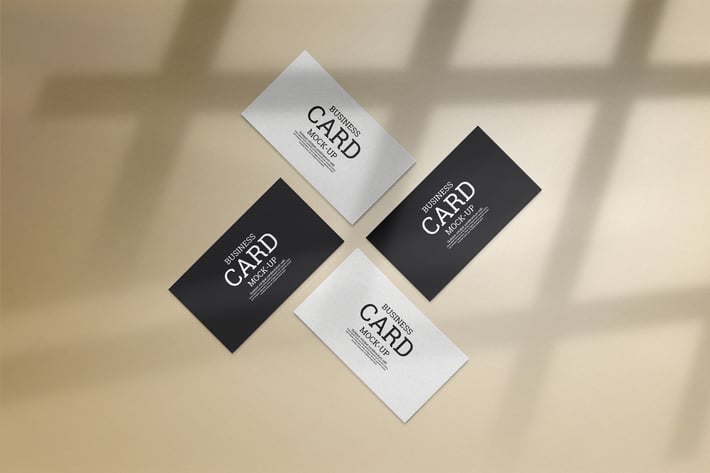 Minimal Business Cards Mockup m1