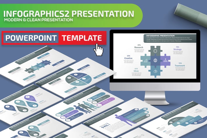 Infographic2 Powerpoint Presentation Template