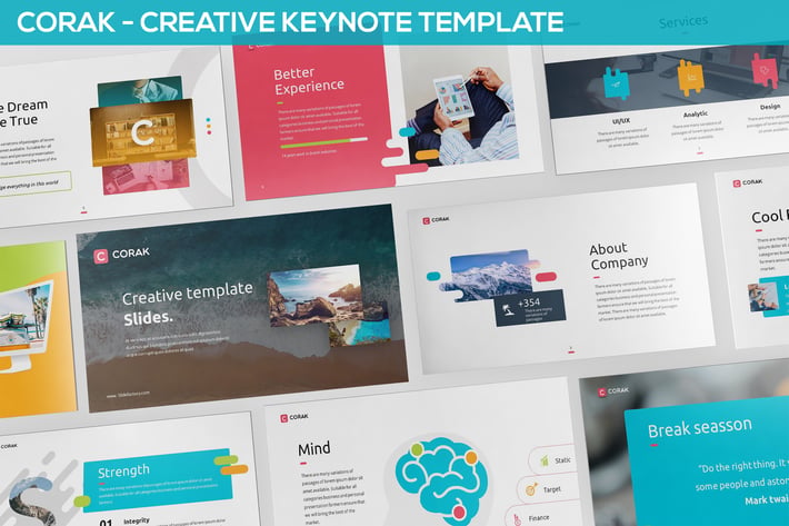 Corak - Creative Keynote Template