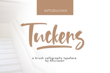 Tucker Brush Font