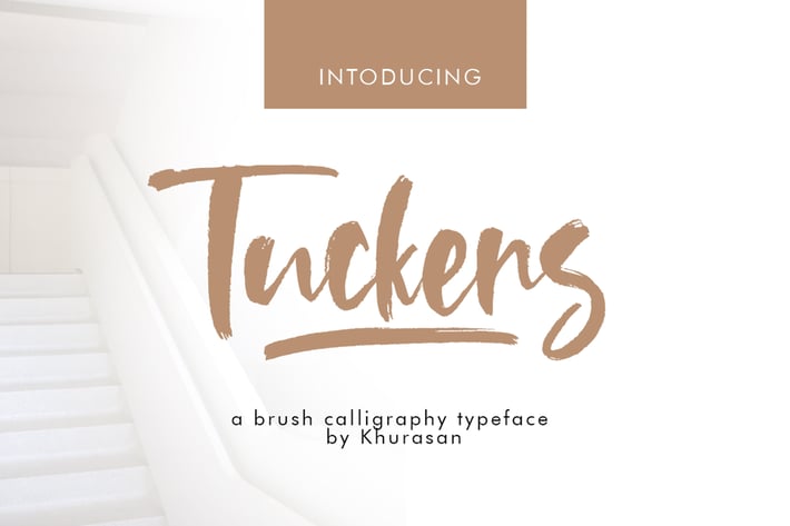 Tucker Brush Font