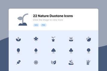 Nature Duotone Icons