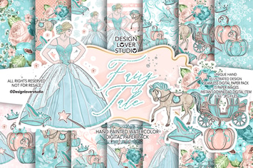 Fairy Tale digital paper pack