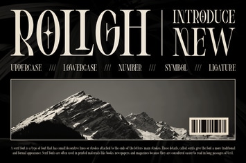 Roligh - Classic Serif Typeface