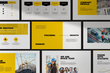 Space Construction - Business Marketing Powerpoint