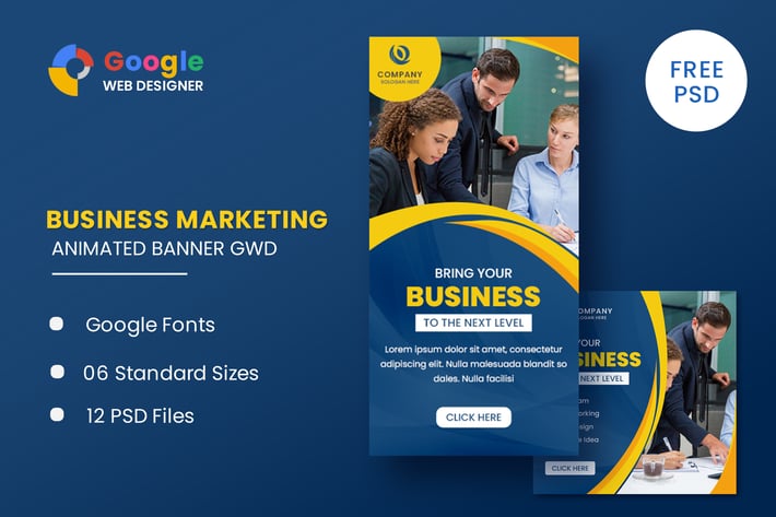 Business Animated Banner Google Web Design
