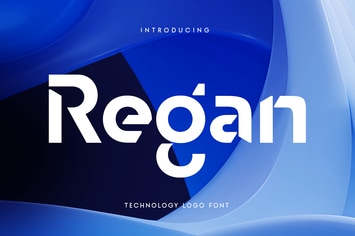 Regan - Technology Logo Font