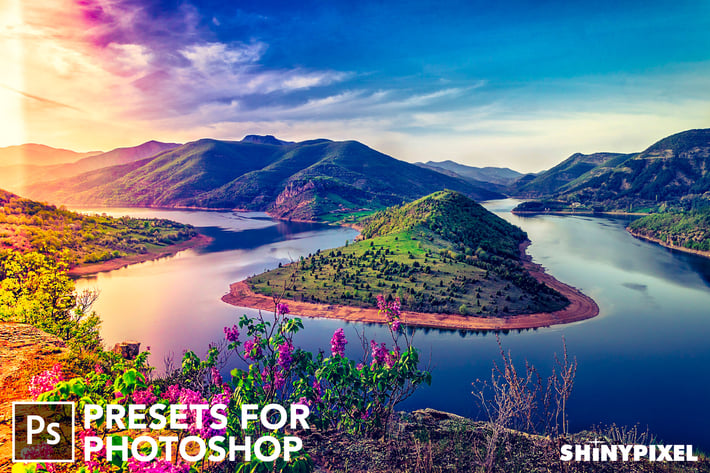 Light Leaks Vol. 1 - 25 Photoshop Presets