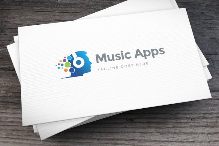 Music Apps Logo Template