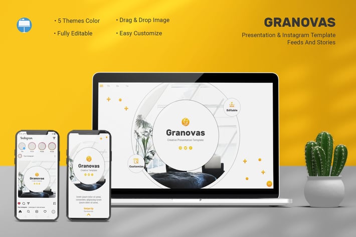 Granovas - Keynote & Instagram Template