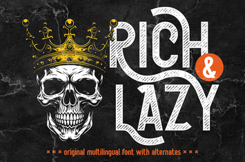 Rich And Lazy Punk Font