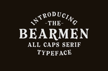 Bearmen Vintage Typeface
