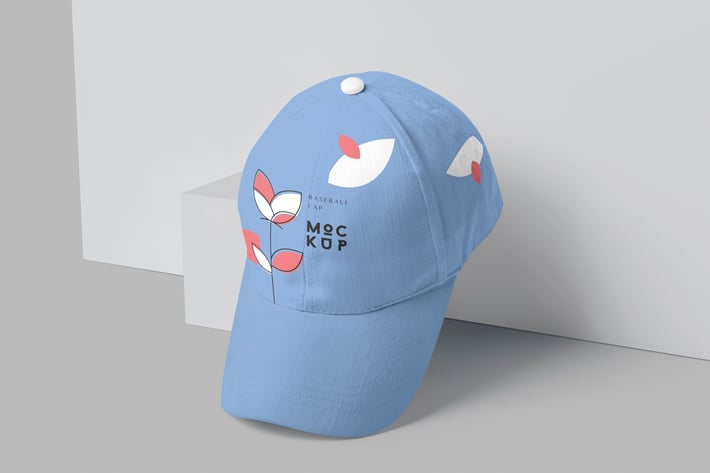 5 Baseball Cap Mockups - V1