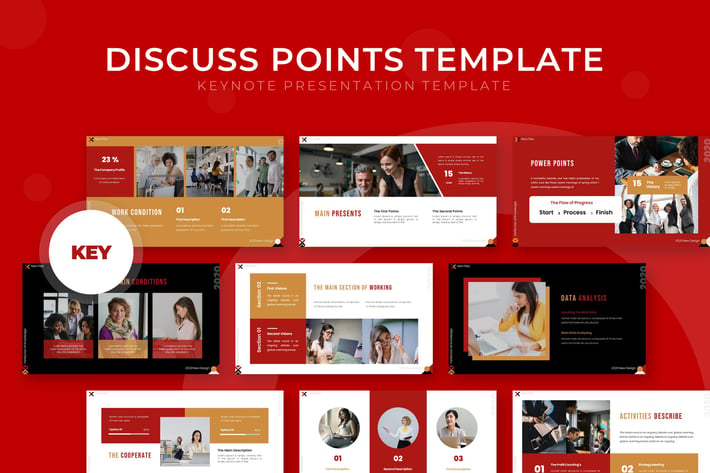 Discuss Point - Keynote Template