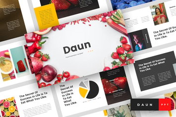 Daun - Food PowerPoint Template