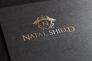Natal Shield Logo Template
