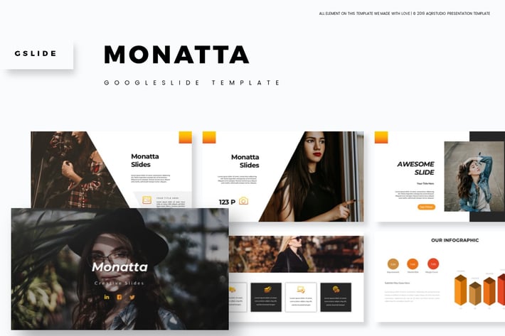 Monatta - Google Slide Template