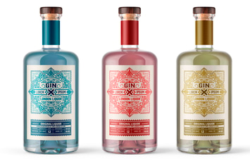 Vintage Liquor Label Packaging Layout 