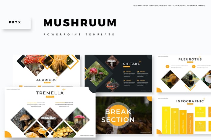 Mushruum - Powerpoint Template