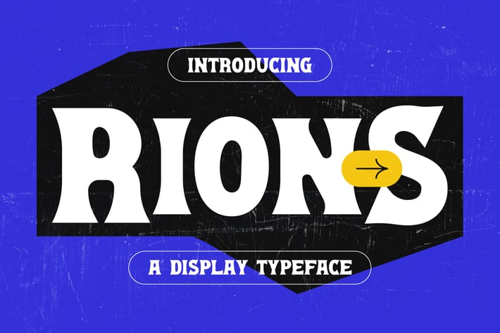 Rions Bold Display Typeface - ZD