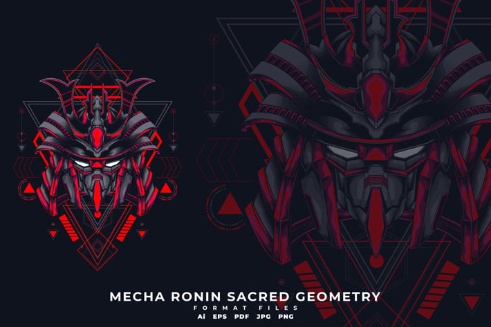 Mecha Ronin Sacred Geometry