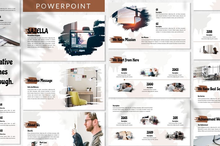 Sazella - Creative Powerpoint Template