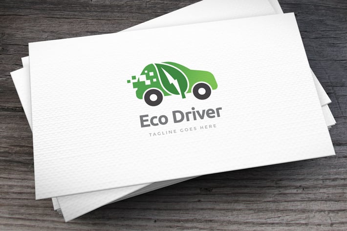 Eco Driver Logo Template