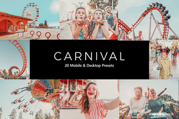 20 Carnival Lightroom Presets & LUTs