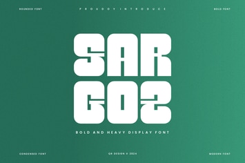 Sargoz - Modern Sans Font