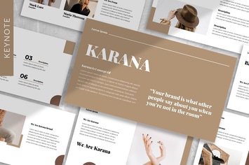 Karana - Brandbook Keynote Template