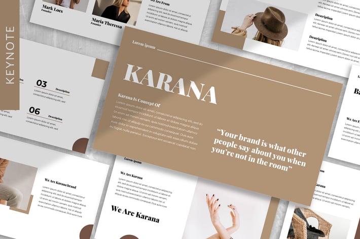 Karana - Brandbook Keynote Template