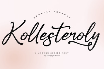 Modern Script Font