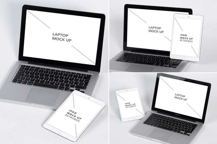 Laptop and Tablet Mock Up