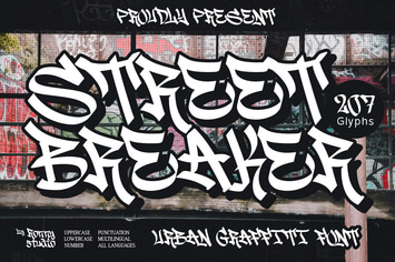 Street Breaker - Bold Urban Graffiti Font